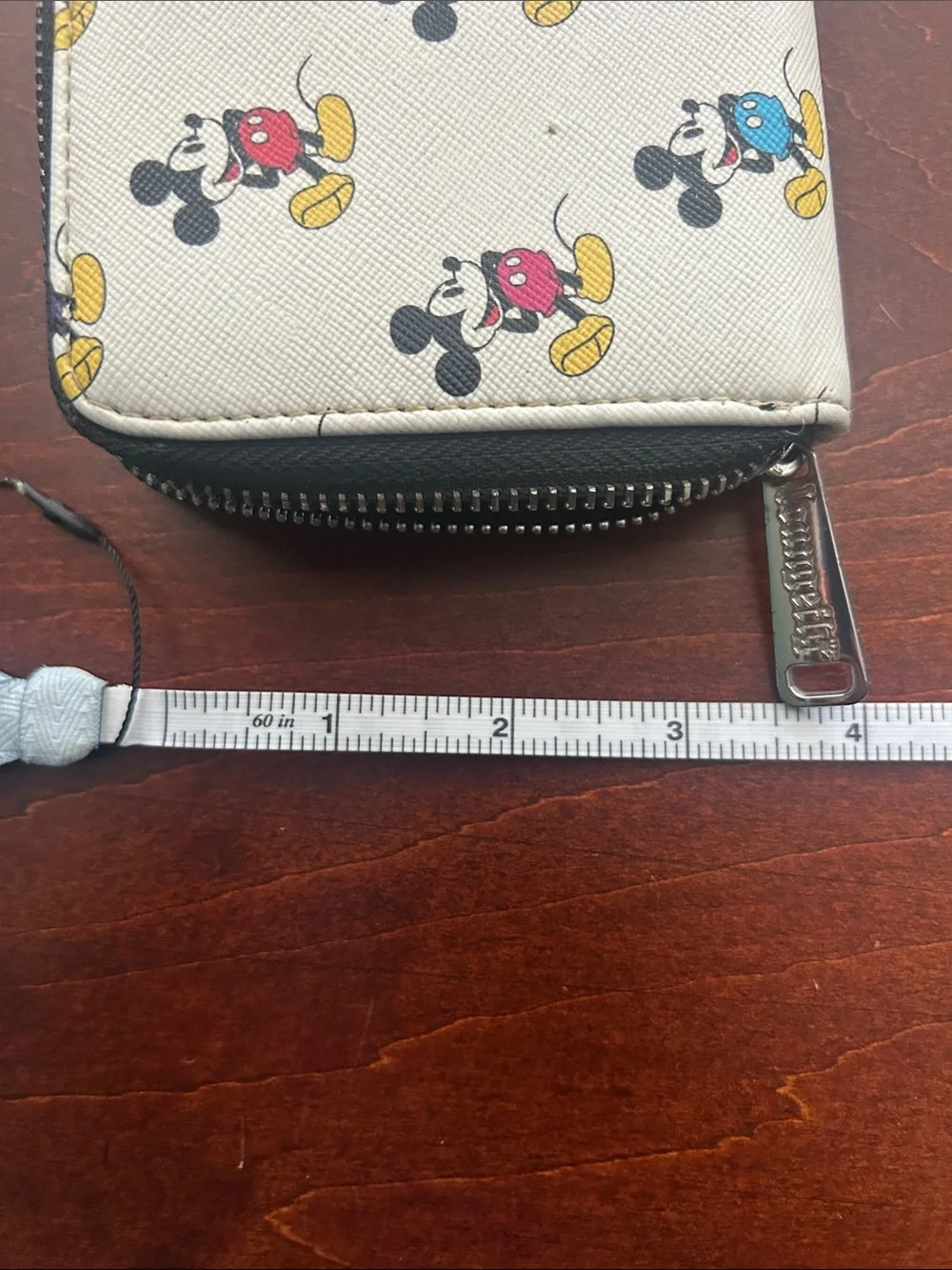 Loungefly Disney Parks Mickey Mouse Multi-Color Zip Wallet